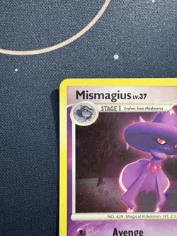 Mismagius 10/130 Pokemon 2007 Diamond & Pearl Holo WITH SWIRL HP - Image 5