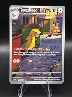 Gumshoos 153/132 - Full Art Holo - NM/M - Me01 Mega Evolution - Pokemon TCG - Image 1