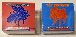 Pokemon Sword and Shield Base Set X2 ETB Elite Trainer Box - Factory Sealed - Image 1
