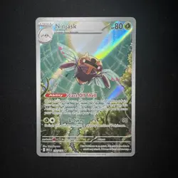 Ninjask 137/132 Me01: Mega Evolution Holo Illustration Rare Pokemon TCG - Image 1