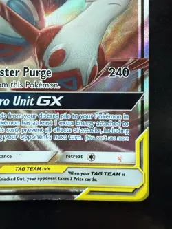 Pokemon Latias & Latios GX 113/181 Sm-Team Up Holo (Damaged/Creased) - Image 5