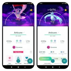 Pokemon Shiny Dynamax Articuno - Dark Skies Background (Pls read description) - Image 1