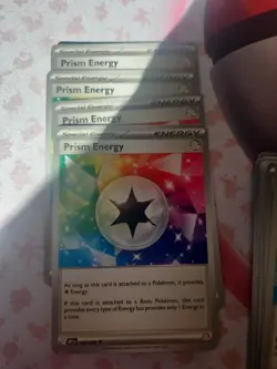 4x Prism Energy 086/086 x4 - Black Bolt - Pokemon Playset NM - Image 1