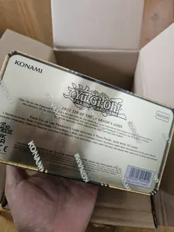 YuGiOh 2022 Tin of the Pharaoh's Gods Case With 11 Mega Tins 1st Edition - Image 4