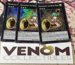 3x (M/NM) Melomelody the Brass Djinn YS12-EN042 Super Rare 1st Edition YuGiOh - Image 1