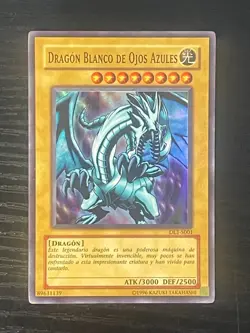 Spanish YUGIOH DL1-S001 Blue Eyes White Dragon Duelist League GEM MINT 2003 - Image 1
