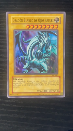 Spanish YUGIOH DL1-S001 Blue Eyes White Dragon Duelist League GEM MINT 2003 - Image 2