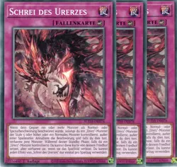 yugioh 3x Schrei des Urerzes SUDA-DE076 Common 1Auflage Deutsch - Image 1