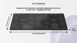 New Yugioh Player Playmat with Zones - 24"x14" Rookie Yu-Gi-Oh Learning Mat Gift - Image 2