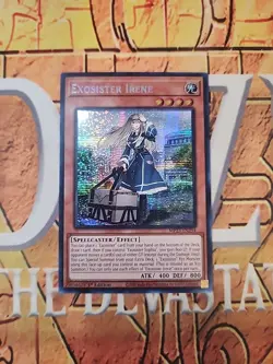 Exosister Irene MP23-EN254 Prismatic Secret Rare 1st Ed NM Yugioh - Image 1