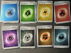 Pokemon TCG Holo Energy Mixed Card Lot. 70 Holo Energies From Scarlet & Violet - Image 1