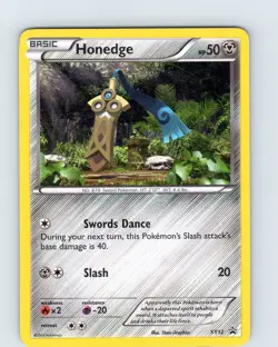 Pokemon TCG Honedge Black Star Promo XY12 Holo Promo Card Played LP - Image 1