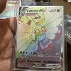 Pokemon TCG Butterfree VMAX Darkness Ablaze Card 190/189 Secret Rare Holo - Image 1