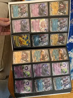 Pokemon Card Full Binder 396 NM Cards Ultra Rare Ex Full Arts Pokeballs V Vmax - Image 3