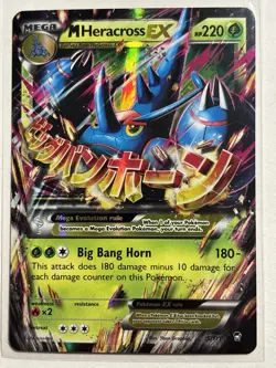 M Heracross EX 5/111 - XY Furious Fists Holo Rare Pokemon Card NM - Image 1