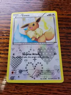 PL* - Eevee RC14/RC25 Radiant Collection Pokemon TCG Card Full Holo - Image 1