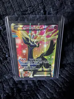 Pokemon TCG Xerneas EX Full Art Holo Card 146/146 Heavily Played - Image 1