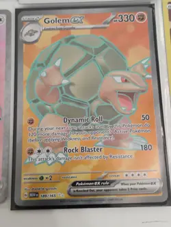 Pokemon Golem Full Art/Kingambit Promo/Illustration Rare/Full Art Holo Cards - Image 3