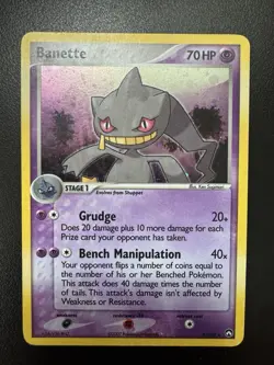 Banette 4/108 Holo Rare EX Power Keepers Pokemon TCG Card 2007 LP - Image 1