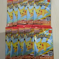 Pokemon Card McDonald's Promo Limited Edition 10 Pack Set Pikachu Brand New - Image 1