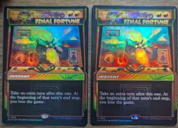 MTG Final Fortune Rainbow Foil from Secret Lair Drop NM QUANTITY 1 = 1 CARD - Image 1