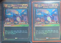 MTG Final Fortune Rainbow Foil from Secret Lair Drop NM QUANTITY 1 = 1 CARD - Image 2