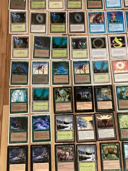Lot 100 Old Vintage Magic Gathering Cards Collection - Image 5