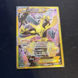 Pokemon Card Alakazam EX 2016 XY Fates Collide 125/124 Secret Rare- MP - Image 1