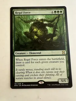 Regal Force NM English MTG Magic Eternal Masters - Image 1