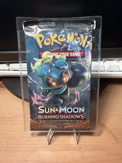 Pokemon Sun & Moon Burning Shadows Booster Pack - 10 Cards - Marshadow Pack - Image 1