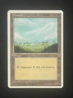 Magic MTG Italian Revised Plains Artist Proof Near Mint - Only 50 Exist! - Image 1