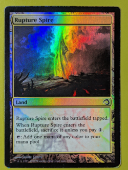 FOIL Rupture Spire x1 Premium Deck Series: Slivers 1x MTG Magic the Gathering - Image 1