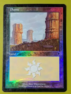 FOIL Plains (332) x1 Invasion 1x Magic the Gathering MTG - Image 1