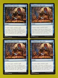 Ceremonious Rejection x4 Kaladesh 4x Playset Magic the Gathering MTG - Image 1