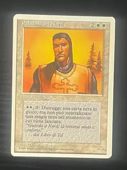 Magic MTG Italian Revised Northern Paladin Artist Proof Near Mint Only 50 Exist! - Image 1