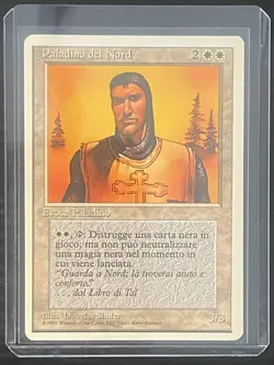 Magic MTG Italian Revised Northern Paladin Artist Proof Near Mint Only 50 Exist! - Image 3