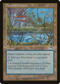 Magic the Gathering (mtg): ULG: Faerie Conclave - Image 1