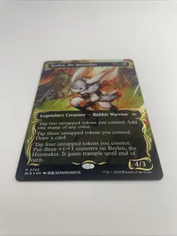 Baylen, the Haymaker (Borderless) (Raised Foil) Bloomburrow Foil - Image 3