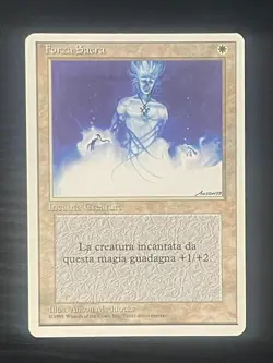 Magic MTG Italian Revised Holy Strength Artist Proof Near Mint - Only 50 Exist! - Image 1