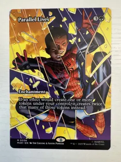 Parallel Lives (0036) - Borderless - Regular - Marvel's Spider-Man - MTG - NM - Image 1