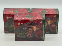 Lot of (3) Magic the Gathering The Brothers War Collector Booster Boxes - Image 1