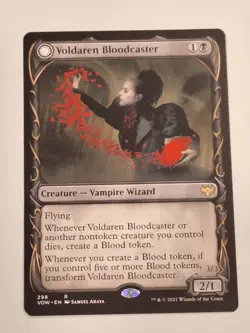 Voldaren Bloodcaster - SHOWCASE - Innistrad: CV Magic the Gathering MTG Nice! - Image 1