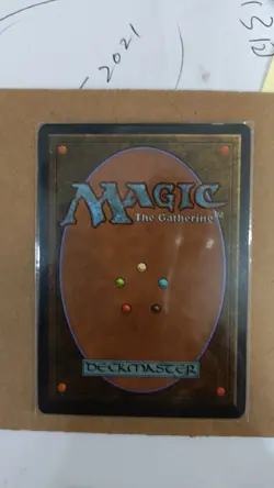 MTG Unlimited Volcanic Island mountain EX - Image 2