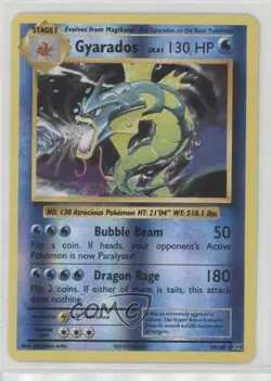 Gyarados Reverse Foil Pokemon XY Evolutions 20th Anniversary #34 - Image 1