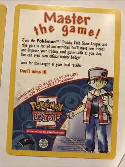 Electabuzz Pokemon WB Gold Stamp #2 1999 First Movie Black Star Promo and Insert - Image 2