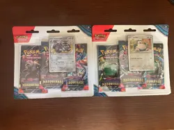 Pokemon Twilight Masquerade 3 Pack Blister Sealed, Revavroom Promo-3 Packs- - Image 1