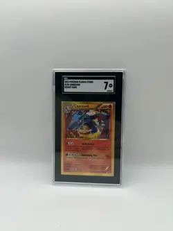 Pokemon Charizard Plasma Storm Secret Rare Holo #136 SGC 7 - Image 1