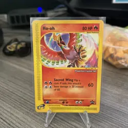 Pokemon TCG 2002 Ho-oh Pokemon Center NY Stamped League Promo NM - Image 1