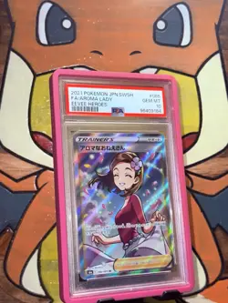 Aroma Lady Japanese Pokemon Eevee Heroes 086/069 SR Full Art PSA 10 - Image 1