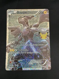 Zekrom Celebrations 114/115 Classic Collection Holo 25th Anniversary Pokemon TCG - Image 1